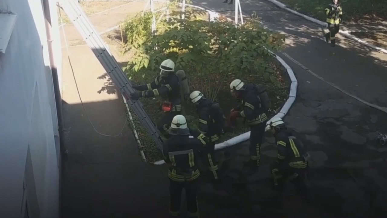 Рятувальники провели навчання у Маріупольському державному університеті